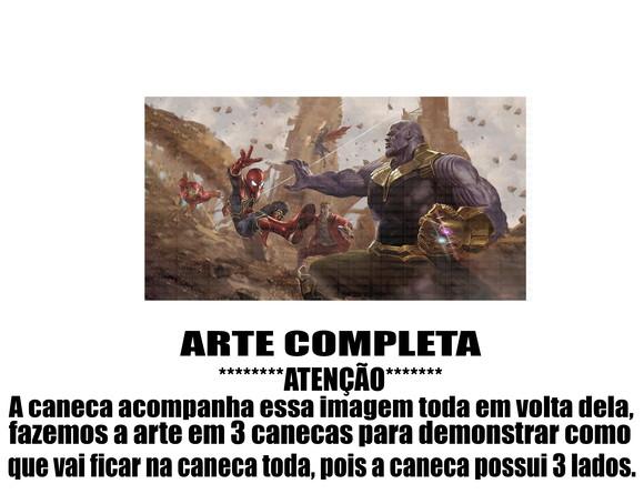 Caneca Polímero Vingadores Ultimato Personalizada
