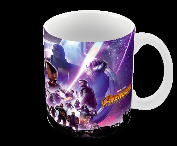 Caneca Polímero Vingadores Ultimato Personalizada