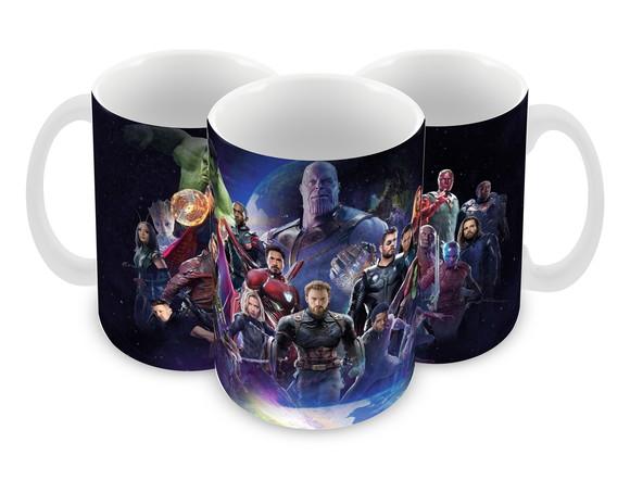 Caneca Polímero Vingadores Ultimato Personalizada