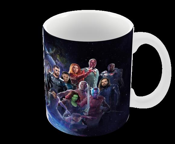 Caneca Polímero Vingadores Ultimato Personalizada