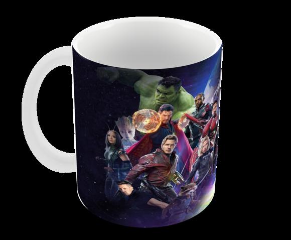 Caneca Polímero Vingadores Ultimato Personalizada