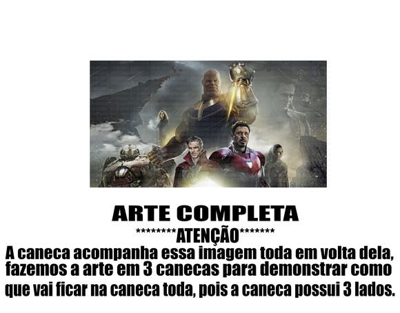 Caneca Polímero Vingadores Ultimato Personalizada