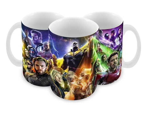Caneca Polímero Vingadores Ultimato Personalizada