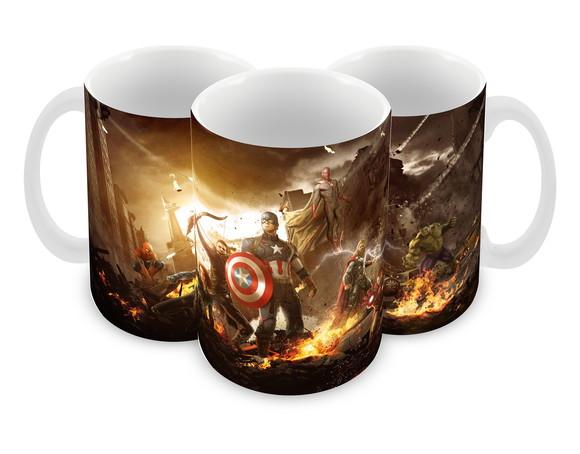 Caneca Polímero Vingadores Ultimato Personalizada