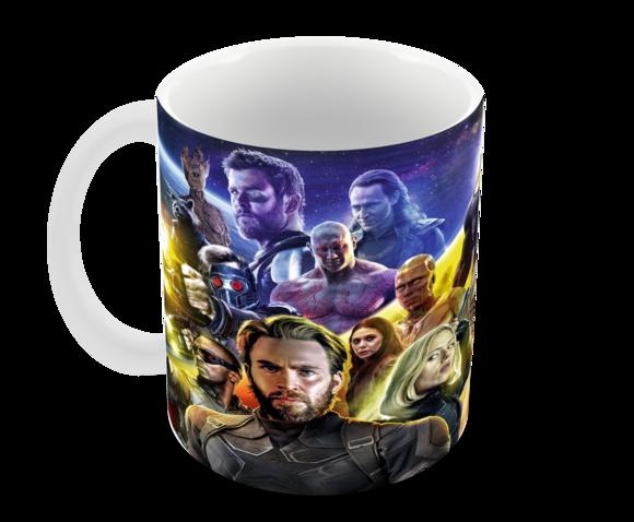 Caneca Polímero Vingadores Ultimato Personalizada