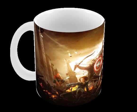 Caneca Polímero Vingadores Ultimato Personalizada
