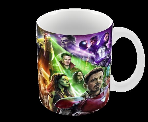 Caneca Polímero Vingadores Ultimato Personalizada