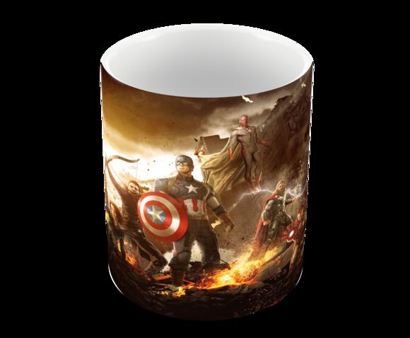 Caneca Polímero Vingadores Ultimato Personalizada