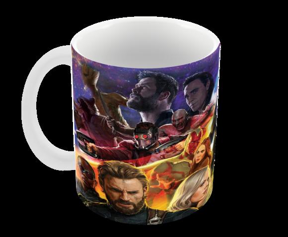 Caneca Polímero Vingadores Ultimato Personalizada