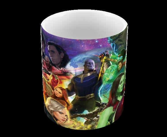 Caneca Polímero Vingadores Ultimato Personalizada