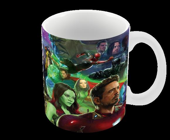 Caneca Polímero Vingadores Ultimato Personalizada