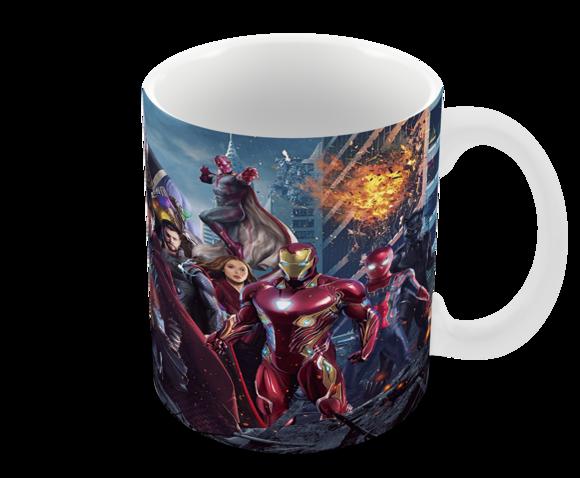 Caneca Polímero Vingadores Ultimato Personalizada