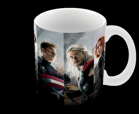 Caneca Polímero Vingadores Ultimato Personalizada
