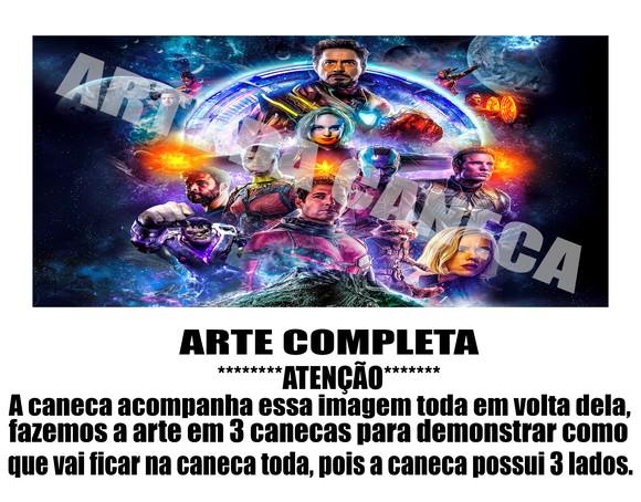 Caneca Polímero Vingadores Ultimato Personalizada