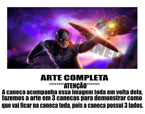Caneca Polímero Vingadores Ultimato Personalizada