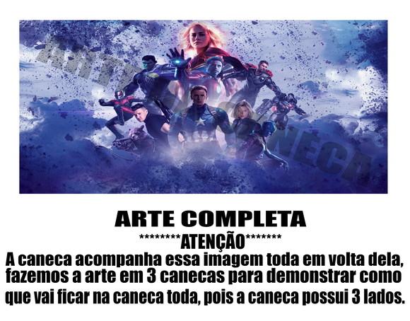 Caneca Polímero Vingadores Ultimato Personalizada