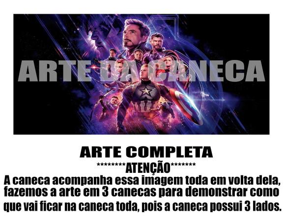 Caneca Polímero Vingadores Ultimato Personalizada