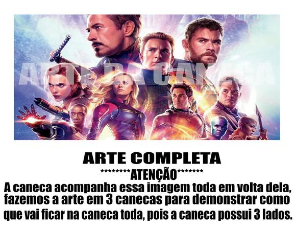 Caneca Polímero Vingadores Ultimato Personalizada