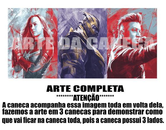 Caneca Polímero Vingadores Ultimato Personalizada