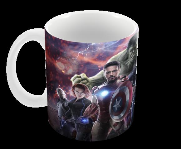 Caneca Polímero Vingadores Ultimato Personalizada