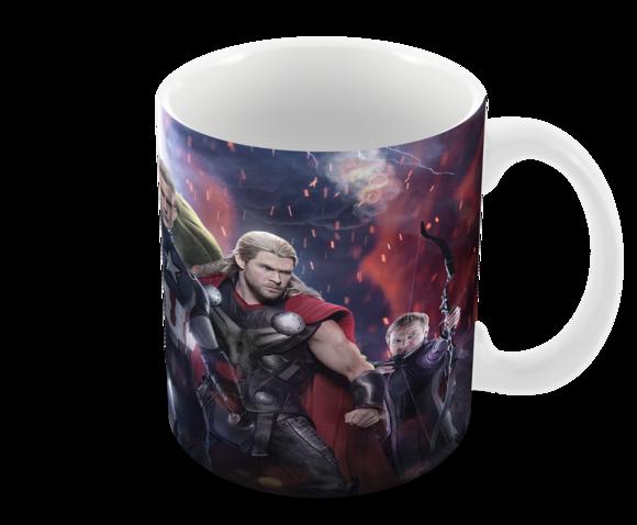 Caneca Polímero Vingadores Ultimato Personalizada
