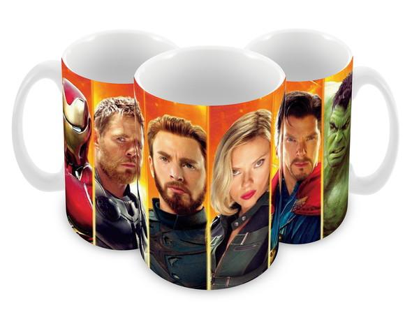 Caneca Polímero Vingadores Ultimato Personalizada