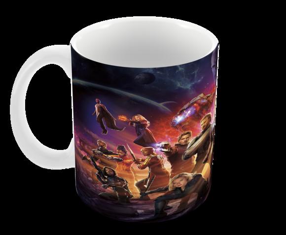 Caneca Polímero Vingadores Ultimato Personalizada