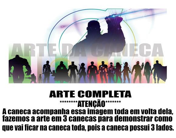Caneca Polímero Vingadores Ultimato Personalizada