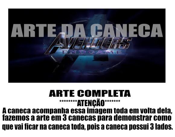 Caneca Polímero Vingadores Ultimato Personalizada