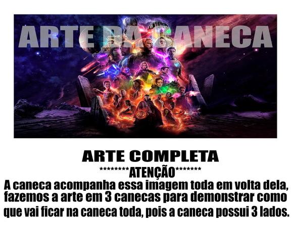 Caneca Polímero Vingadores Ultimato Personalizada
