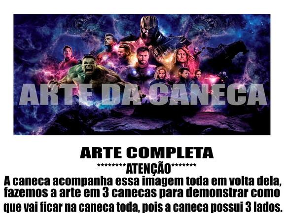 Caneca Polímero Vingadores Ultimato Personalizada