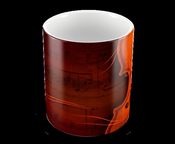 Caneca Polímero Violino Personalizada