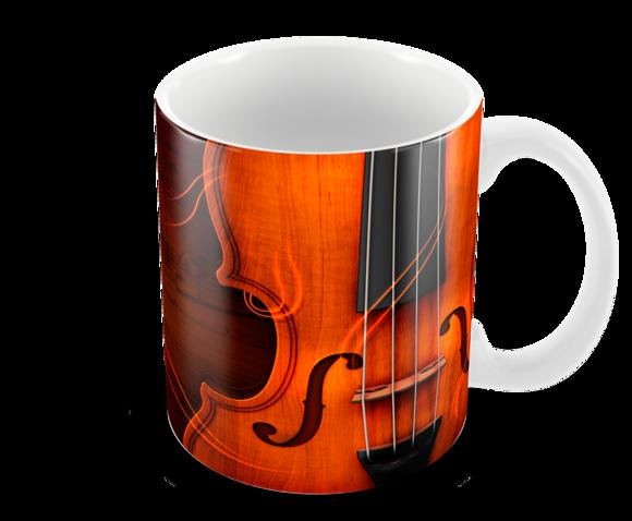 Caneca Polímero Violino Personalizada