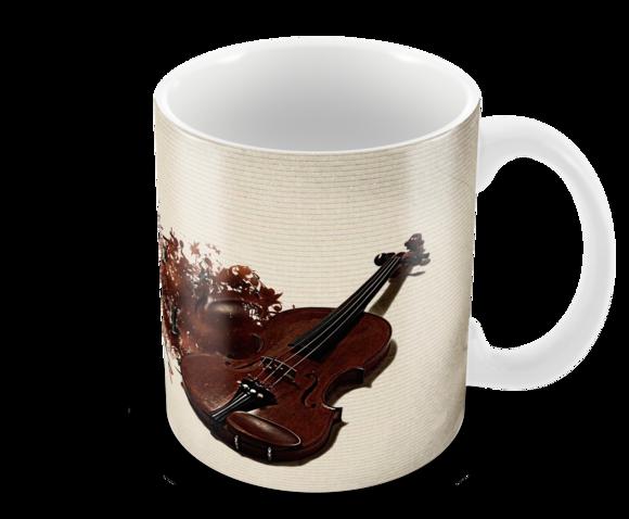 Caneca Polímero Violinoo Personalizada