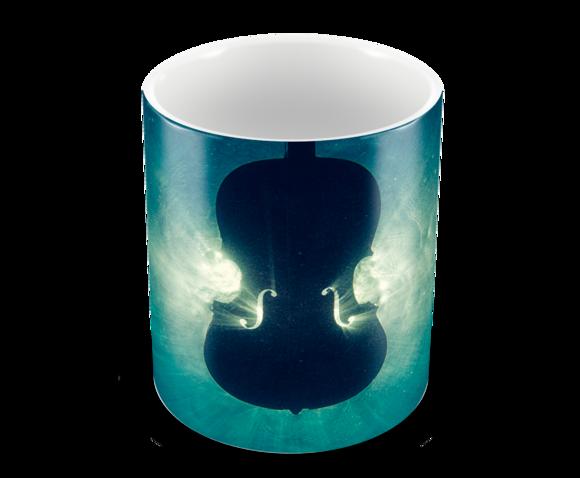 Caneca Polímero Violoncelo Personalizada