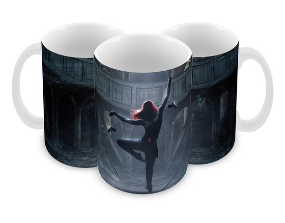 Caneca Polímero Viúva Negra Personalizada