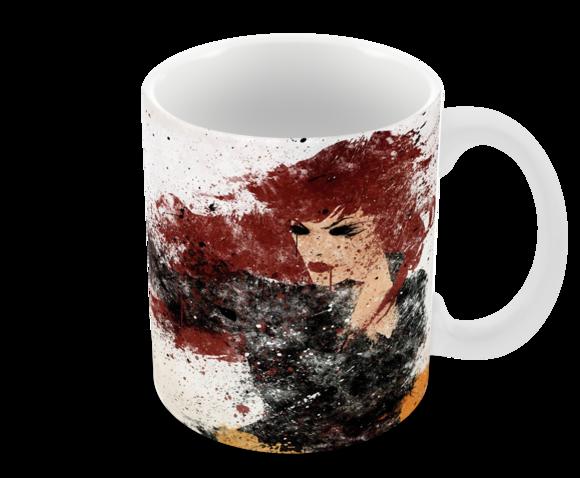 Caneca Polímero Viúva Negra Personalizada