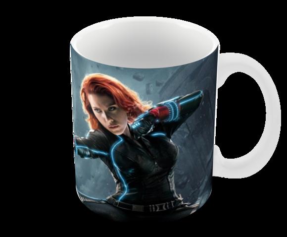 Caneca Polímero Viúva Negra Personalizada