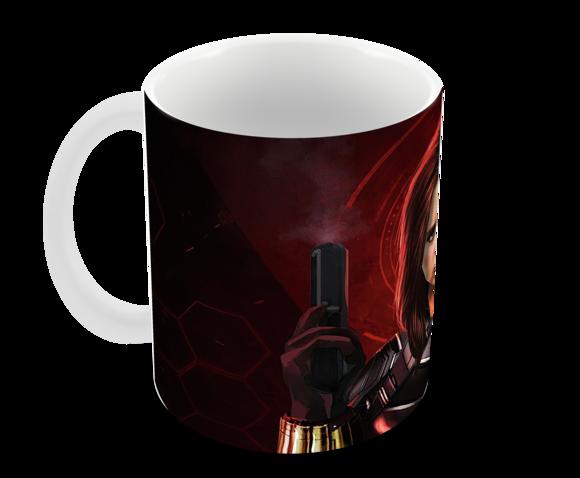 Caneca Polímero Viúva Negra Personalizada