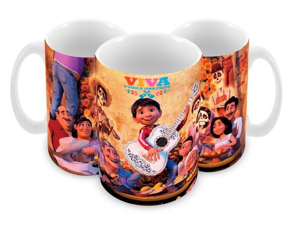 Caneca Polímero Viva a Vida É Uma Festa Personalizada