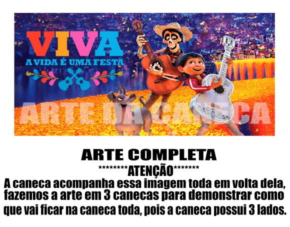 Caneca Polímero Viva a Vida É Uma Festa Personalizada