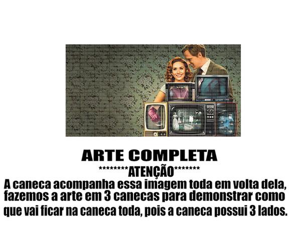 Caneca Polímero Wandavision Personalizada