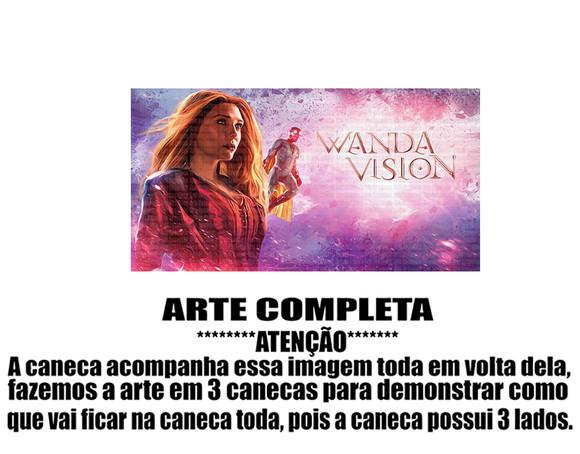 Caneca Polímero Wandavision Personalizada