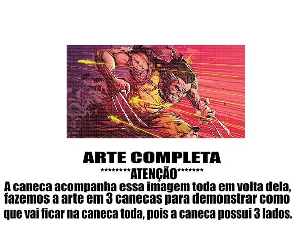 Caneca Polímero Wolverine Personalizada