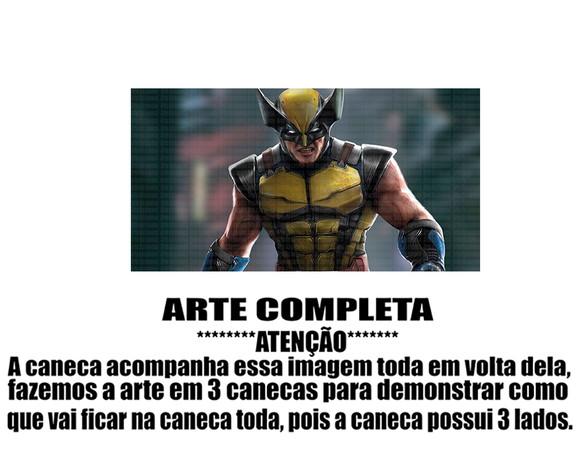 Caneca Polímero Wolverine Personalizada