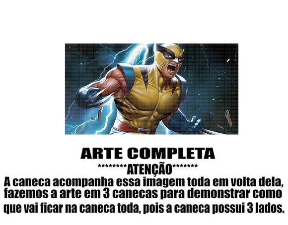 Caneca Polímero Wolverine Personalizada