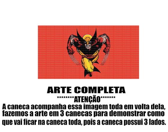 Caneca Polímero Wolverine Personalizada