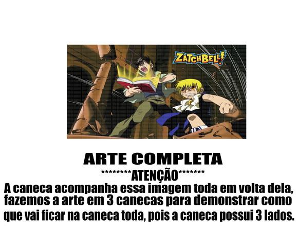 Caneca Polímero Zatch Bell Personalizada