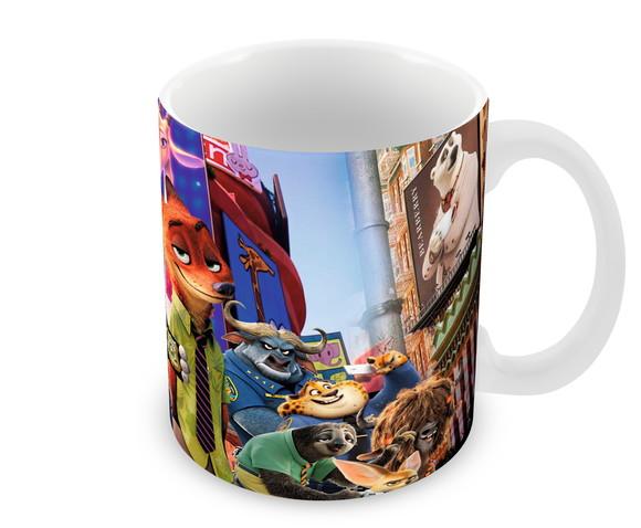 Caneca Polímero Zootopia Personalizada