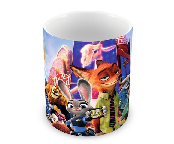 Caneca Polímero Zootopia Personalizada